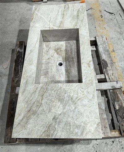 Taj Mahal Quartzite Sink